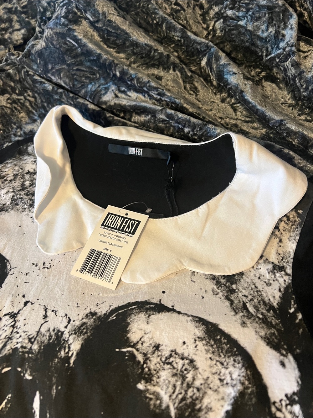NWT Iron Fist Loose Tooth Collared Top - Picture 4 of 7